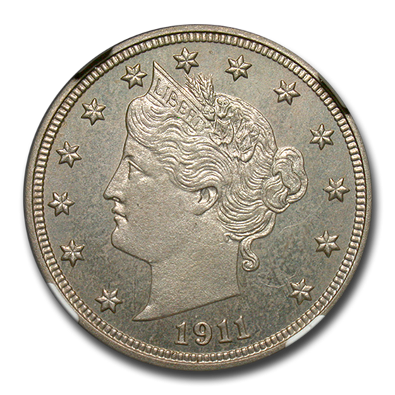 1911 Liberty Head V Nickel PF-64 NGC 1911 Liberty Head V Nickel PF-64 NGC